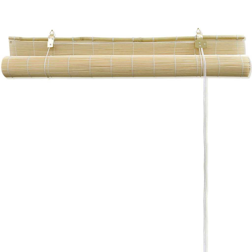 vidaXL Bambusrollo 150x160 cm Natur