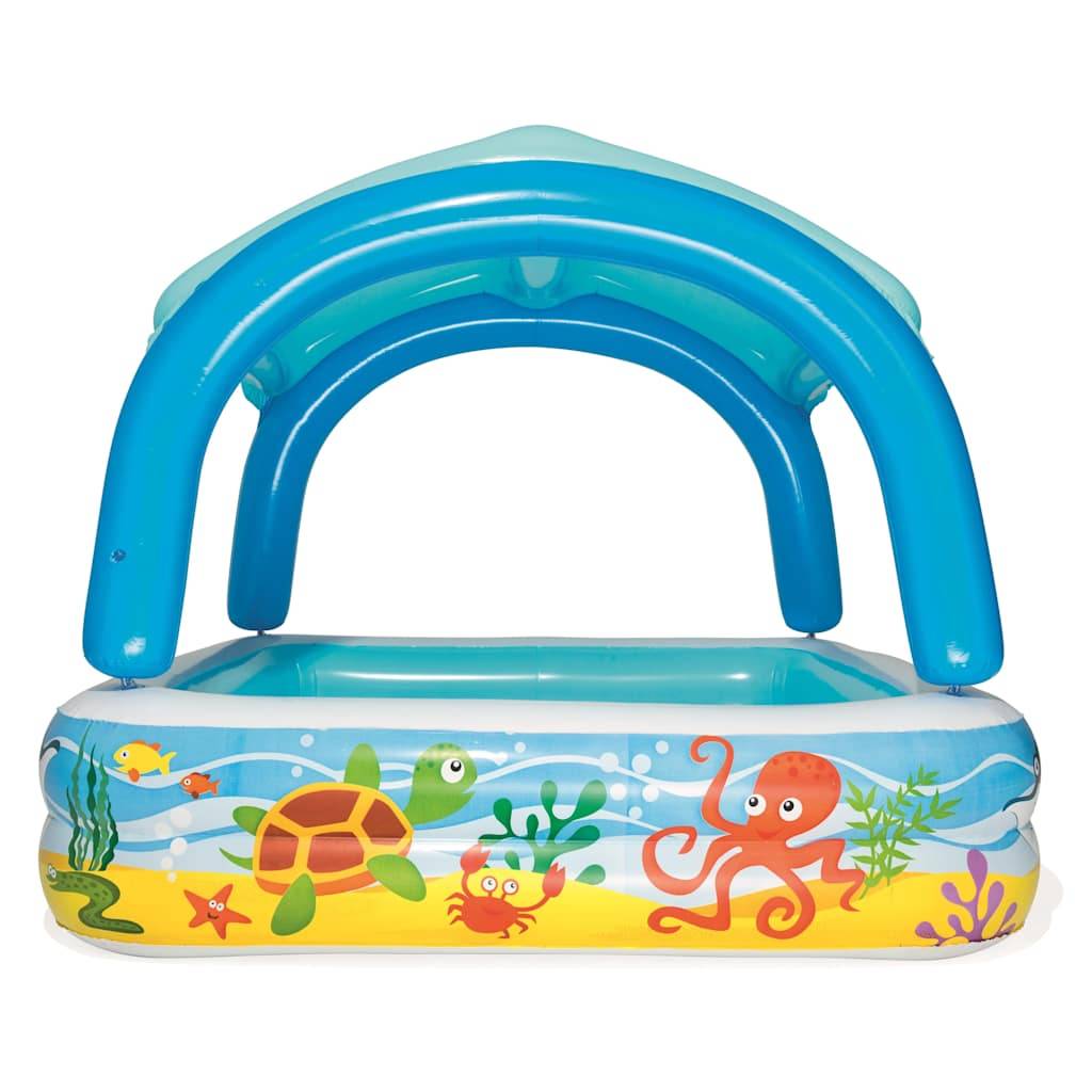 Bestway Speelbad mit Abdeckung 140x140x114 cm Blue 52192