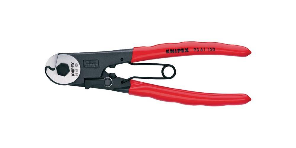 KNIPEX Bowdenzugschneider Gesamtlänge 150 mm Drahtseil-Ø 3 mm poliert