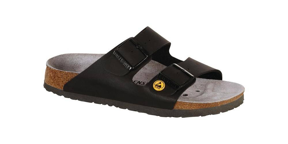 Clog Arizona ESD Gr.45 schwarz Obermaterial:Birko-Flor® EN 61340 BIRKENSTOCK