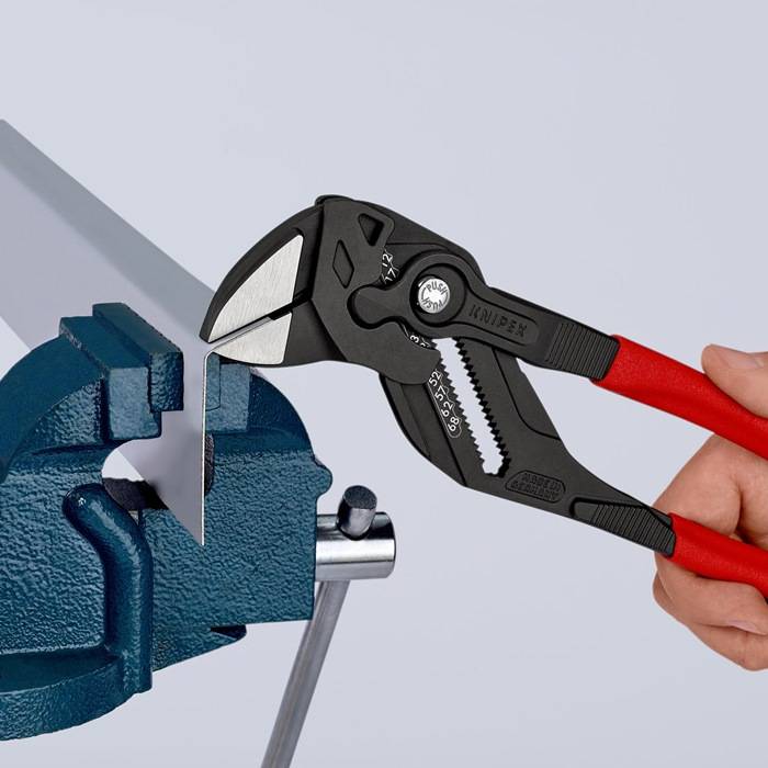 KNIPEX Zangenschlüssel Länge 300 mm schwarz atramentiert Spannweite