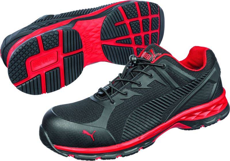 Puma 643890 FUSE MOTION 2.0 RED LOW S1P ESD HRO SRC schwarz/rot,41