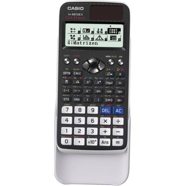 Casio FX-991DE X Technisch wissenschaftlicher Rechner Schwarz Display (Stellen): 12 solarbetrieben, batteriebetrieben (B x H x T) 77 x 11 x 166 mm
