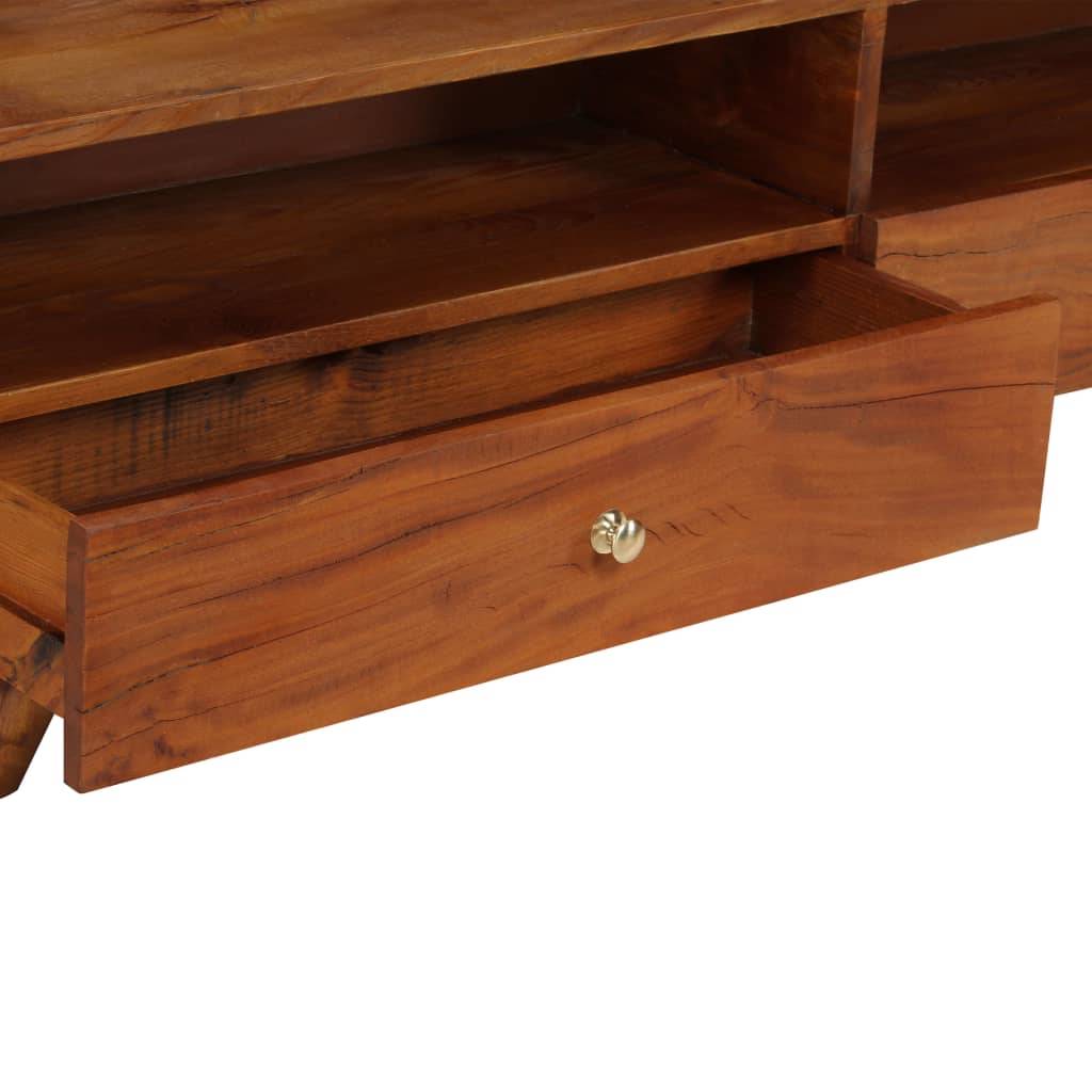 vidaXL TV-Schrank Altholz Massiv 140x30x40 cm