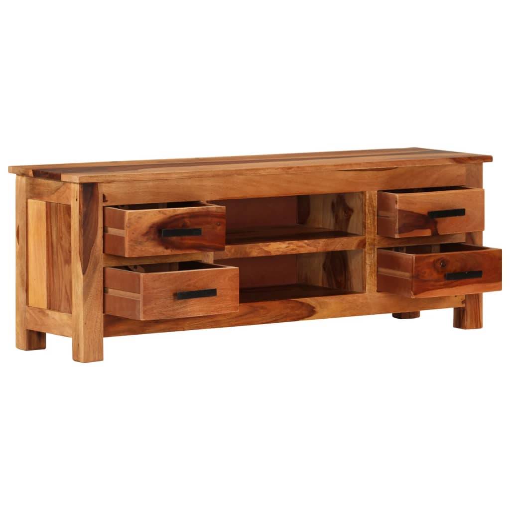 vidaXL TV-Schrank 110x30x40 cm Massivholz Palisander