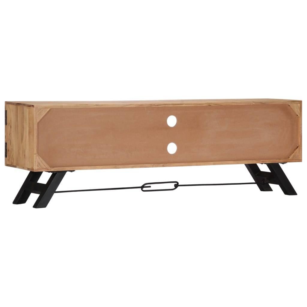 vidaXL TV-Schrank 140x30x45 cm Massivholz Akazie