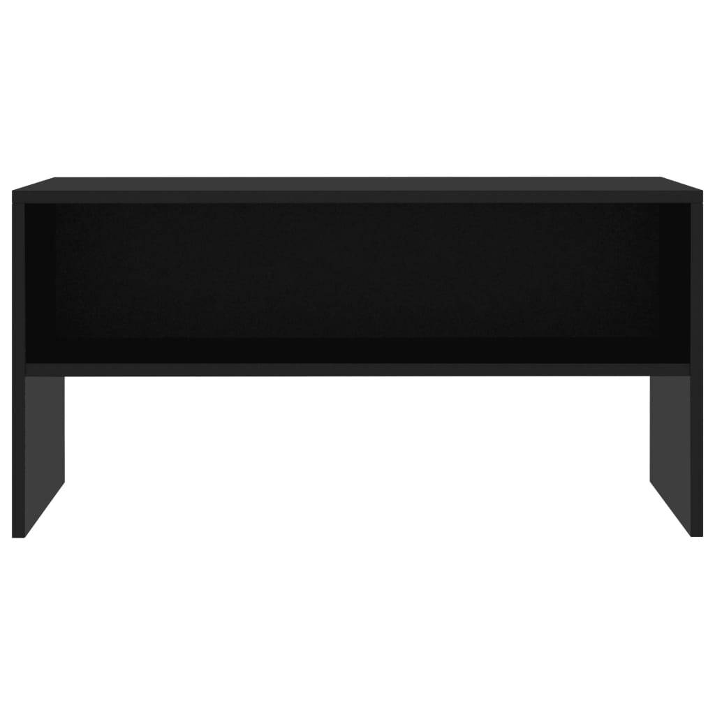 vidaXL TV-Schrank Schwarz 80x40x40 cm Holzwerkstoff