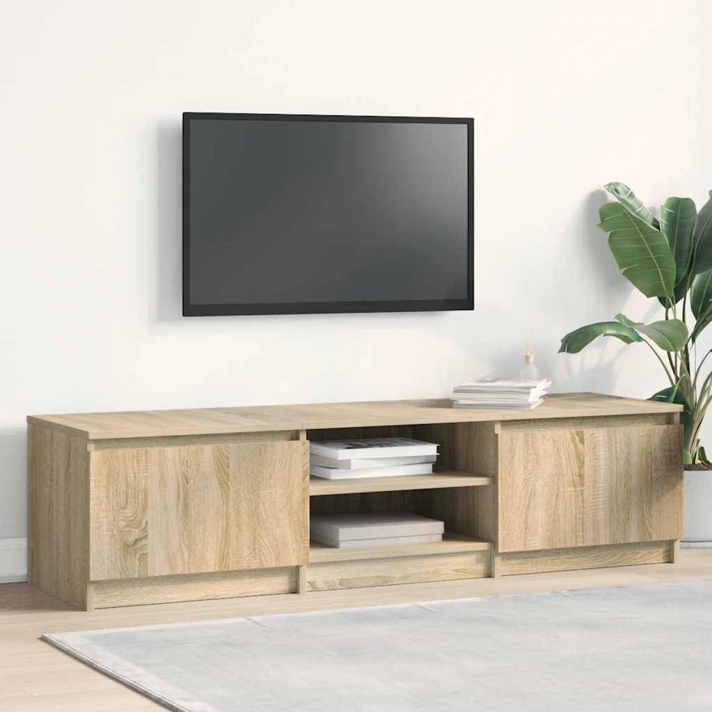 vidaXL TV-Schrank Sonoma-Eiche 140x40x35,5 cm Holzwerkstoff