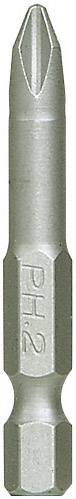 Kreuzschlitz-Schraubendreher-Bit PH2 aus Metall, für hand- oder maschinelles Schrauben in verschiedenen Anwendungsbereichen.