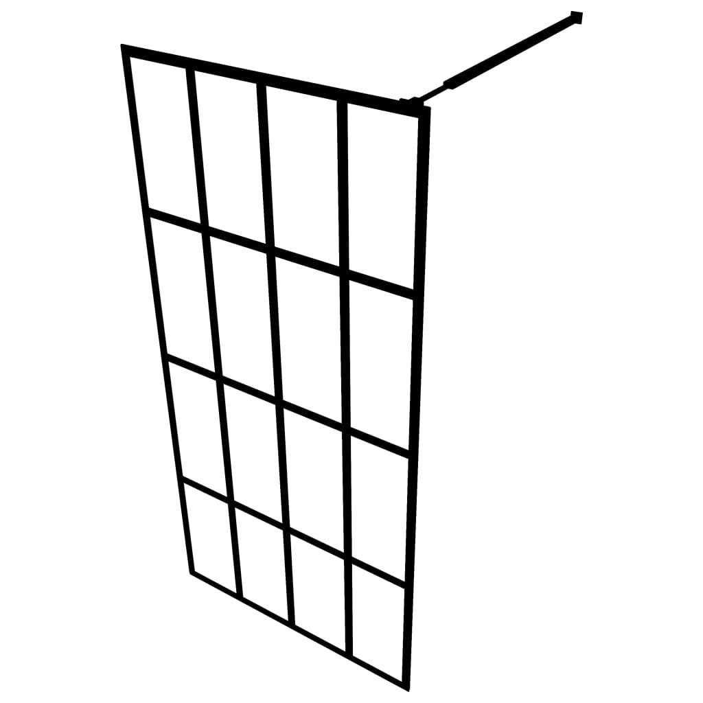 vidaXL Duschwand für Walk-in Dusche Klares Sicherheitsglas 100x195 cm