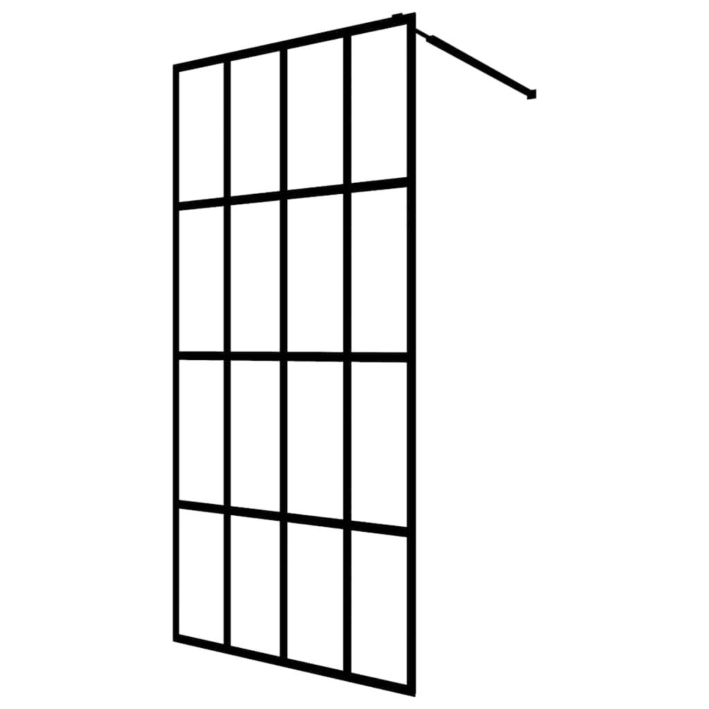 vidaXL Duschwand für Walk-in Dusche Mattes Sicherheitsglas 100x195 cm
