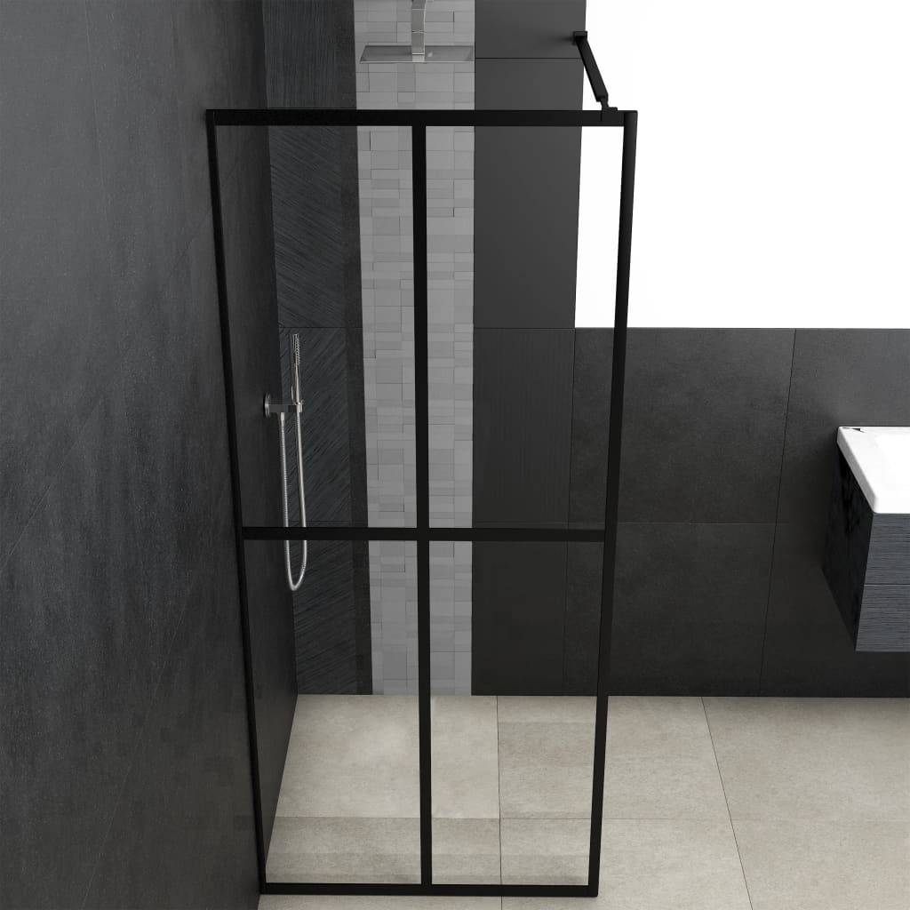 vidaXL Duschwand für Walk-in Dusche Klares Sicherheitsglas 90x195 cm