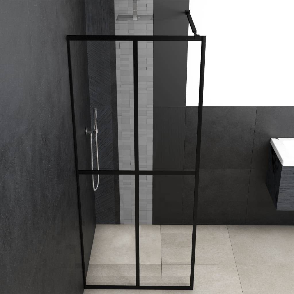 vidaXL Duschwand für Walk-in Dusche Klares Sicherheitsglas 140x195 cm