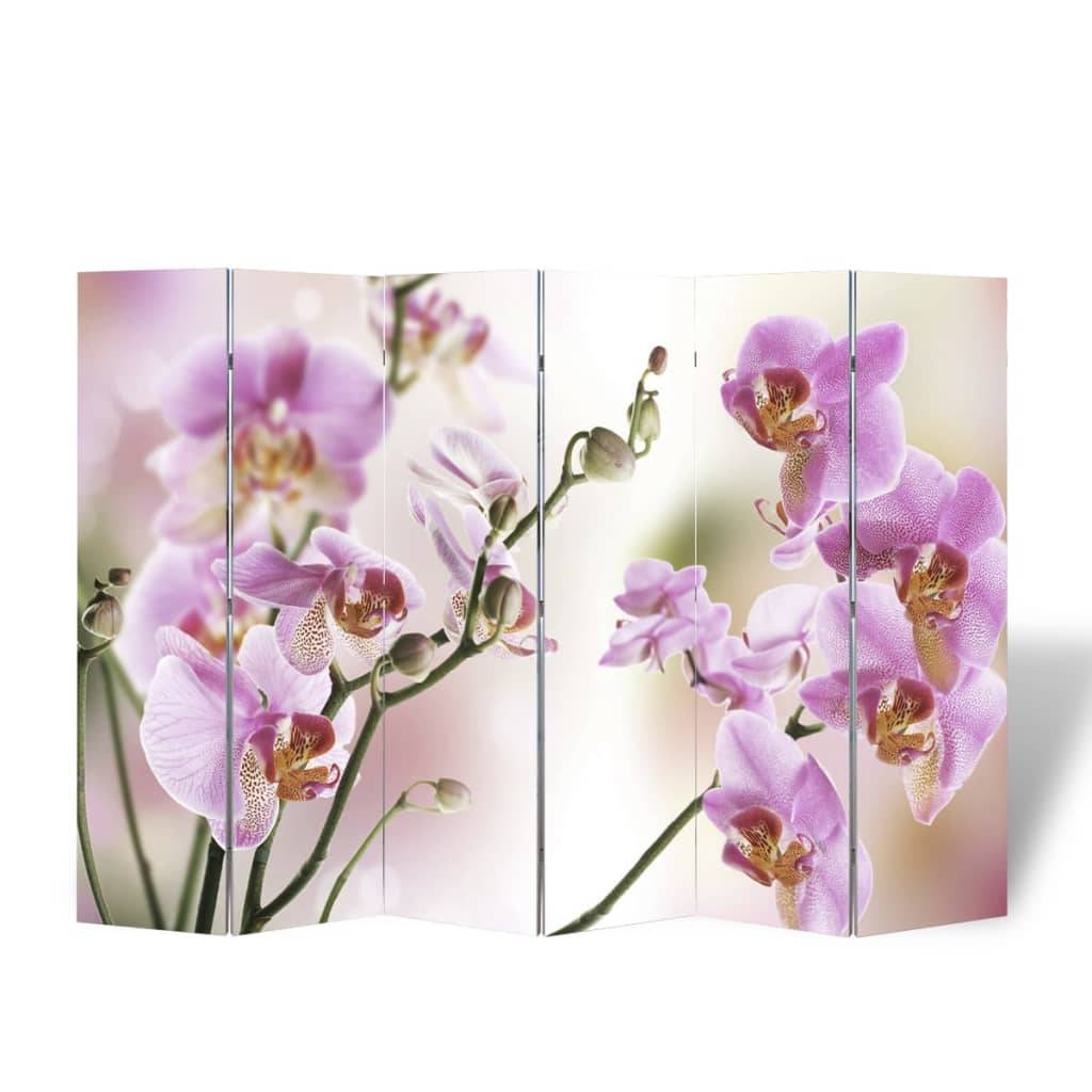 vidaXL Raumteiler klappbar 217x170 cm Blume