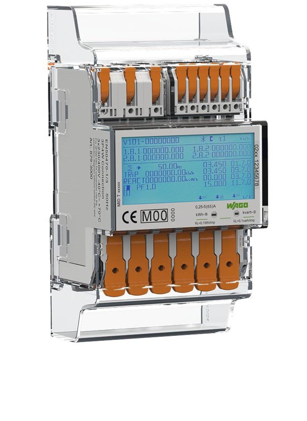 WAGO 879-3000 4PU Wechselstromzähler digital 65 A MID-konform: Ja 1 St.