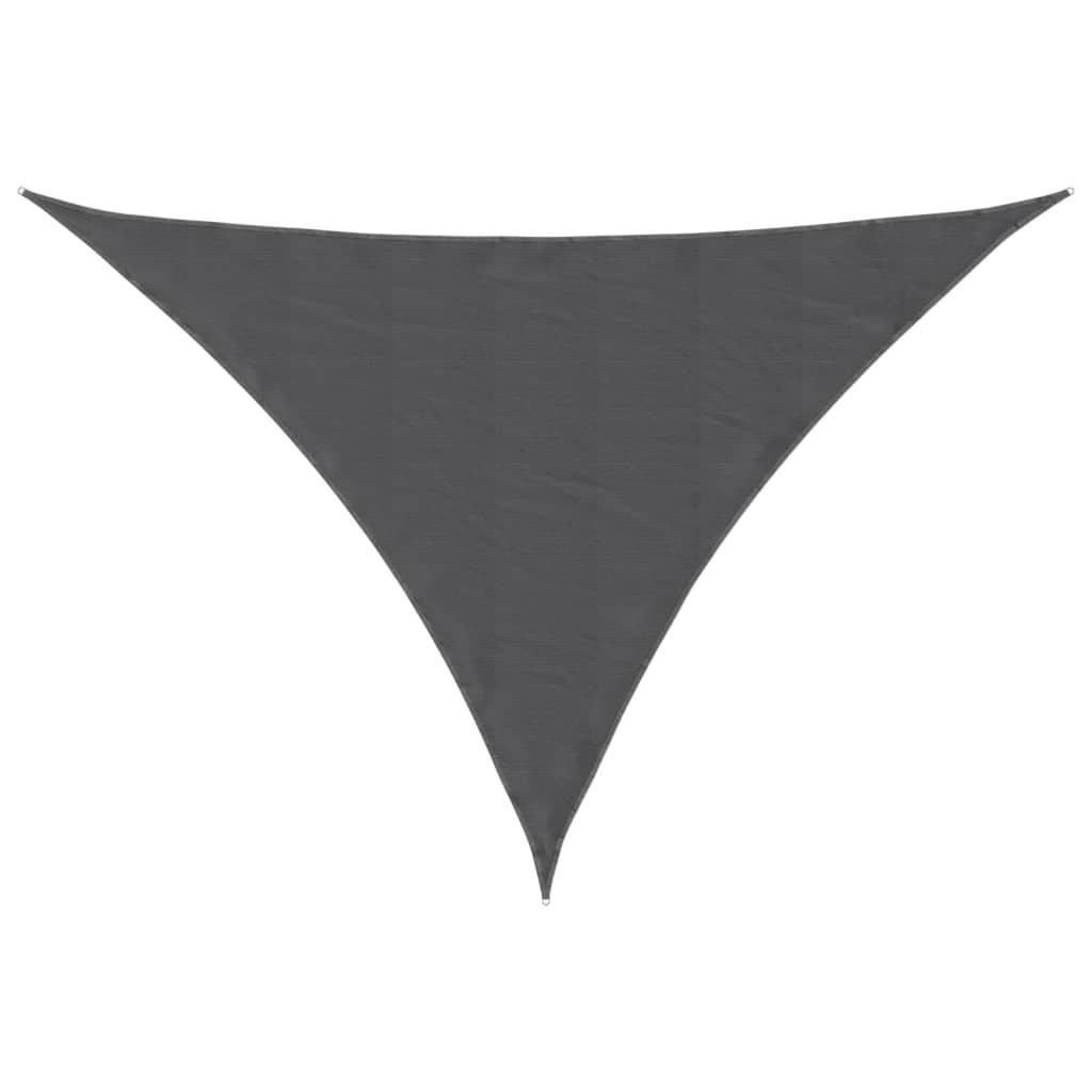 vidaXL Sonnensegel Oxford-Gewebe Dreieckig 2,5x2,5x3,5 m Anthrazit