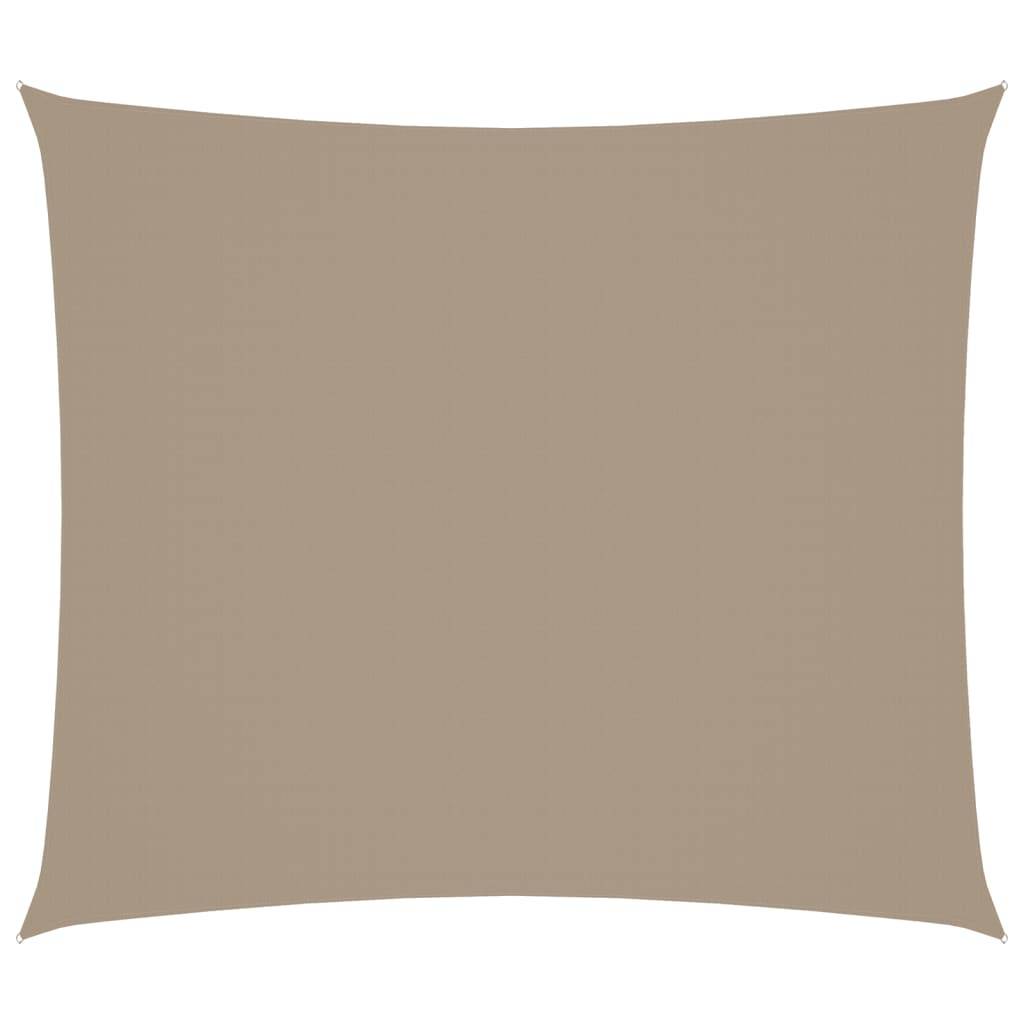 vidaXL Sonnensegel Oxford-Gewebe Rechteckig 2x2,5 m Taupe