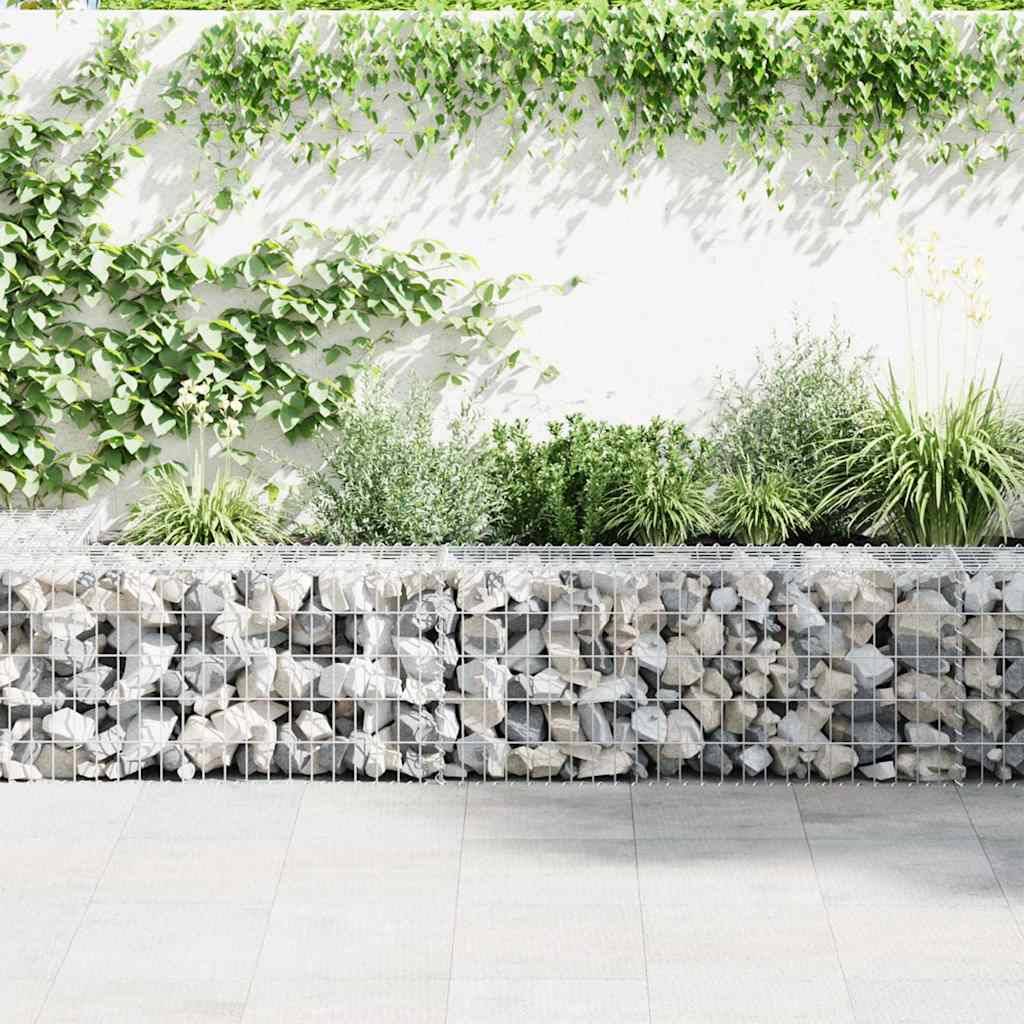 vidaXL Gabionenkorb Stahl 100×50×50 cm