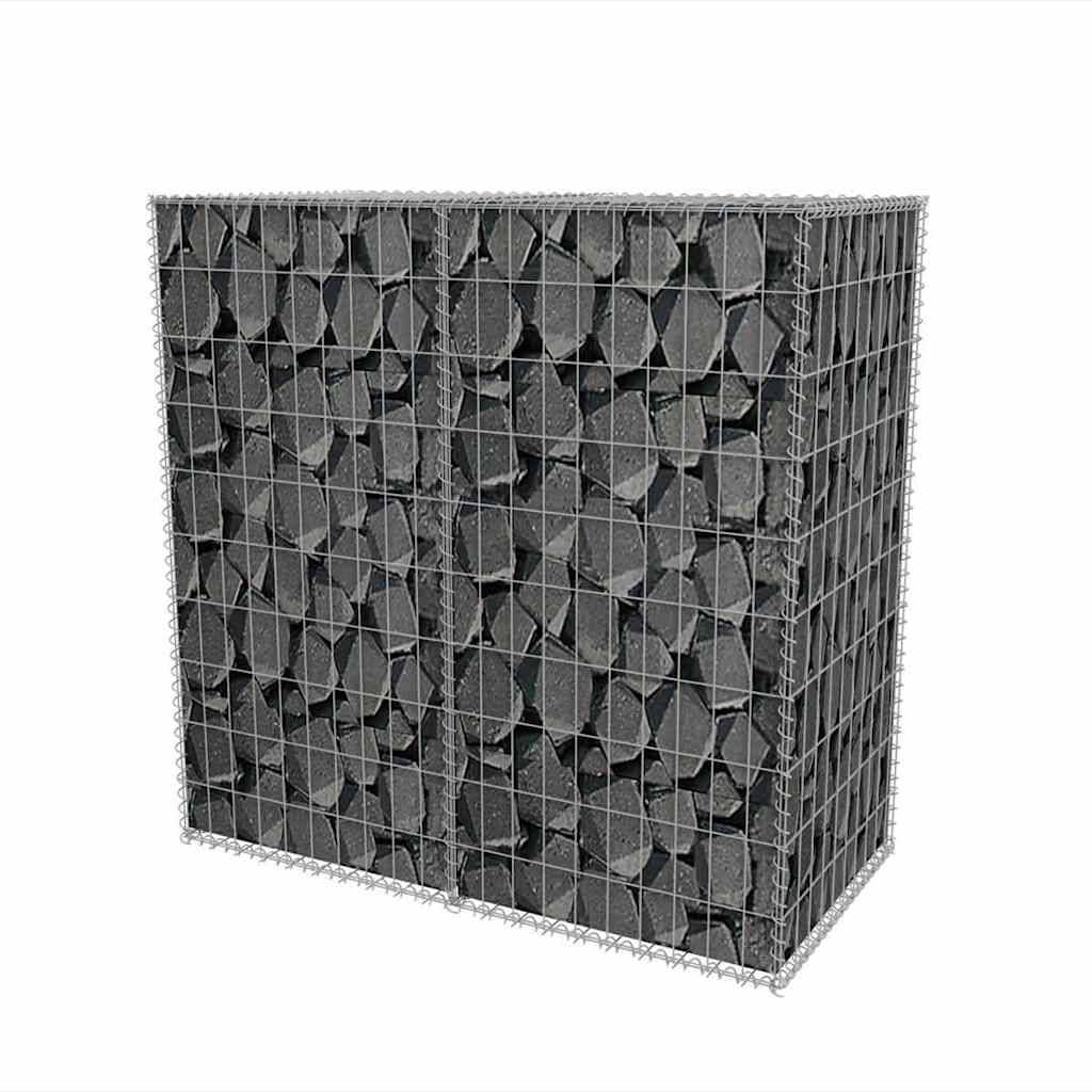 vidaXL Gabionenkorb Stahl 100×50×100 cm
