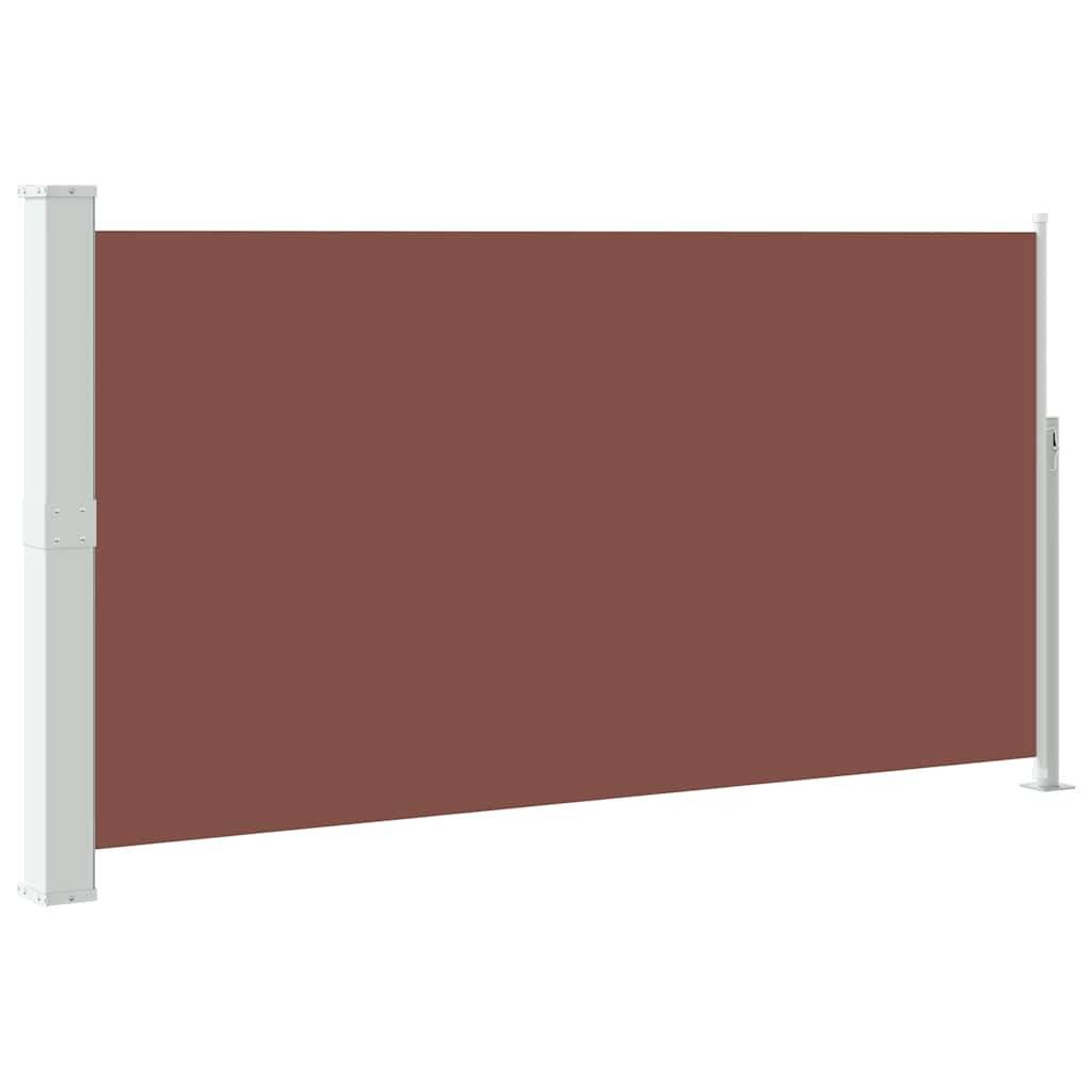 vidaXL Ausziehbare Seitenmarkise 160x300 cm Braun
