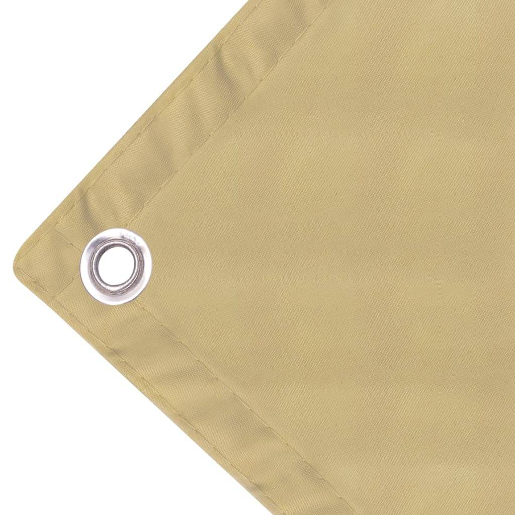 vidaXL Balkonsichtschutz Oxfordgewebe 75x400 cm Beige