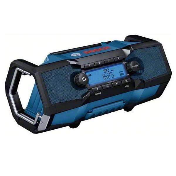 Bosch Professional GPB 18V-2 C Baustellenradio UKW Bluetooth®, AUX spritzwassergeschützt