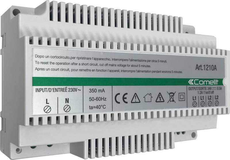 Comelit Group Netzgerät 2-Draht-System 1 Steiger SB2