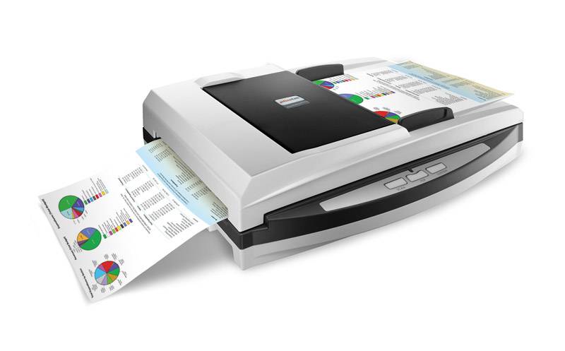 Plustek SmartOffice PL4080 Duplex-Dokumentenscanner A4 1200 x 600 dpi 40 Seiten/min, 80 Bilder/min USB