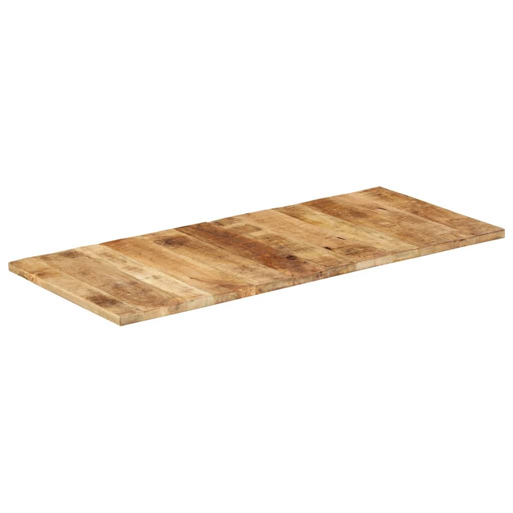 vidaXL Tischplatte Massivholz Mango 25-27 mm 140x60 cm