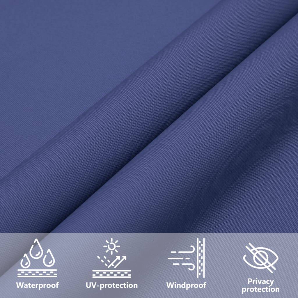 vidaXL Sonnensegel Oxford-Gewebe Quadratisch 3x3 m Blau