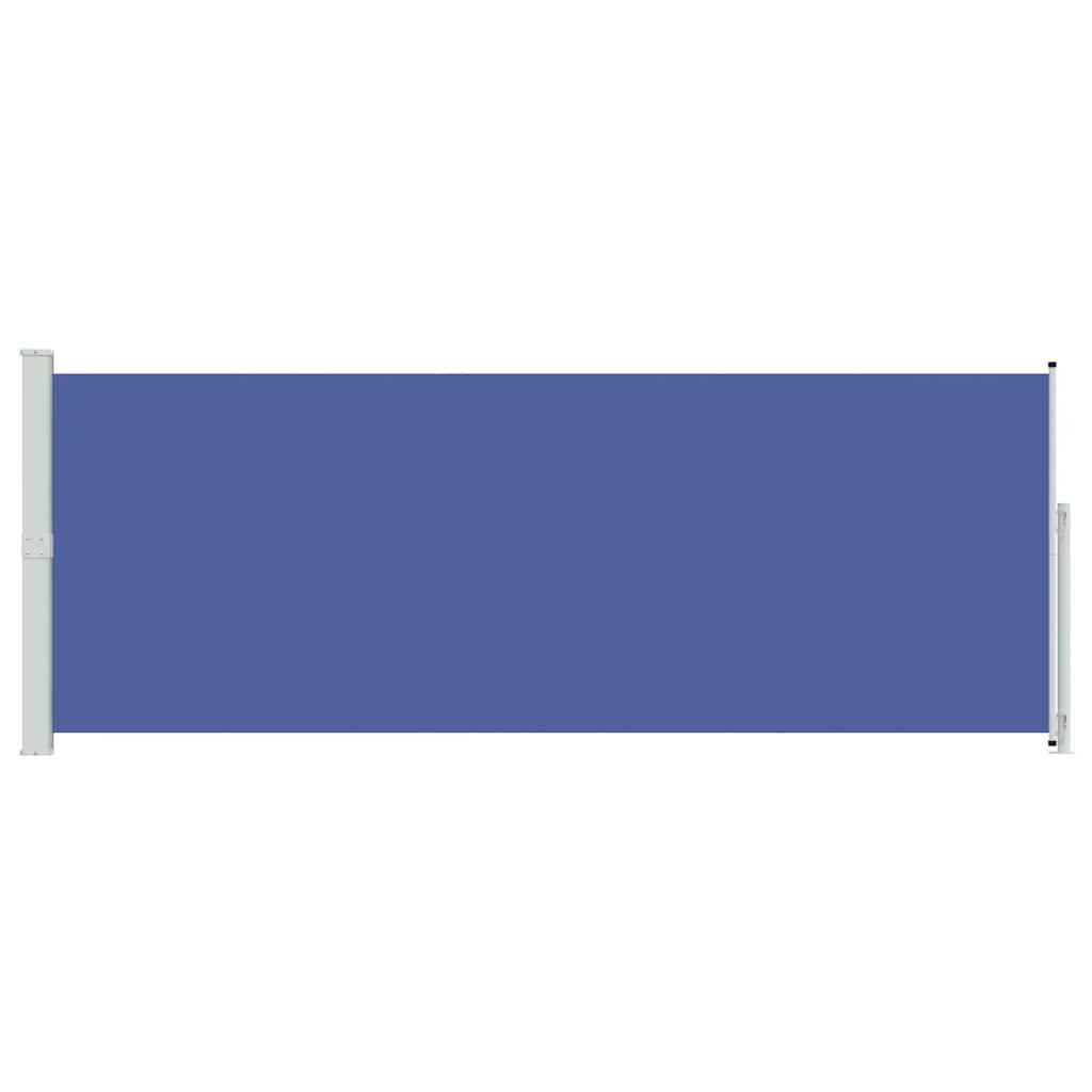 vidaXL Seitenmarkise Ausziehbar 180x500 cm Blau
