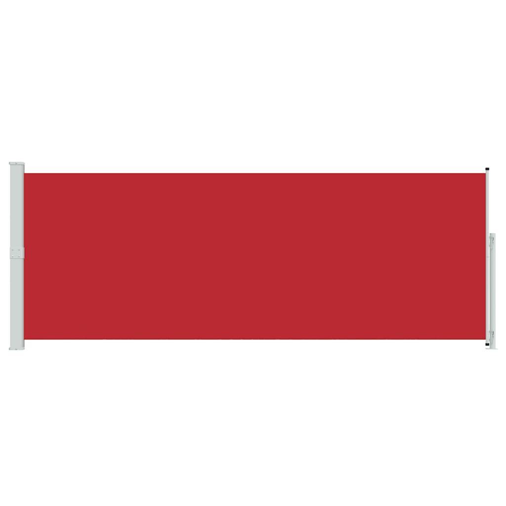 vidaXL Seitenmarkise Ausziehbar 180x500 cm Rot
