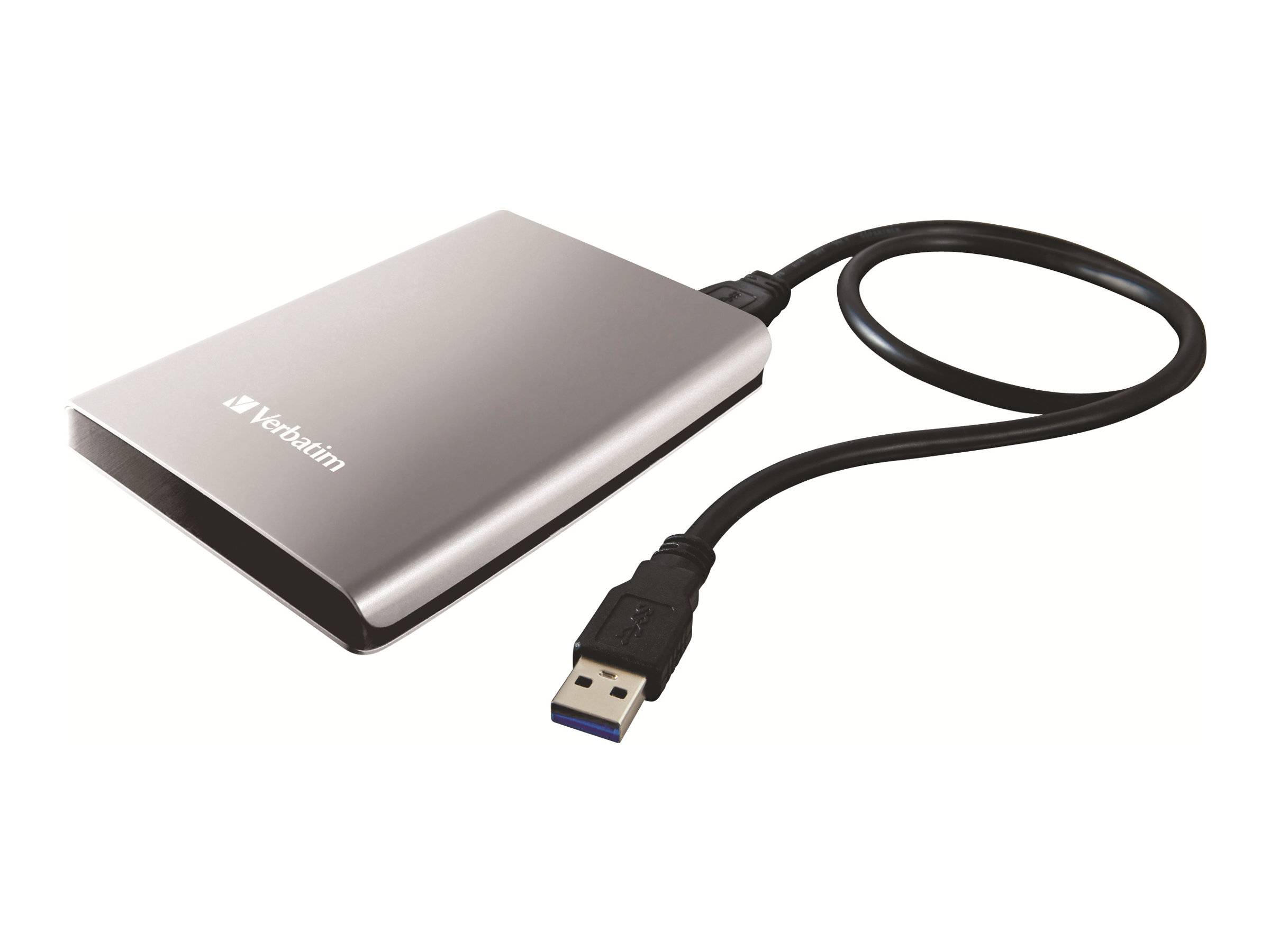 Verbatim Store 'n' Go 1 TB Externe Festplatte 6.35 cm (2.5 Zoll) USB 3.2 Gen 1 (USB 3.0) Silber 53071