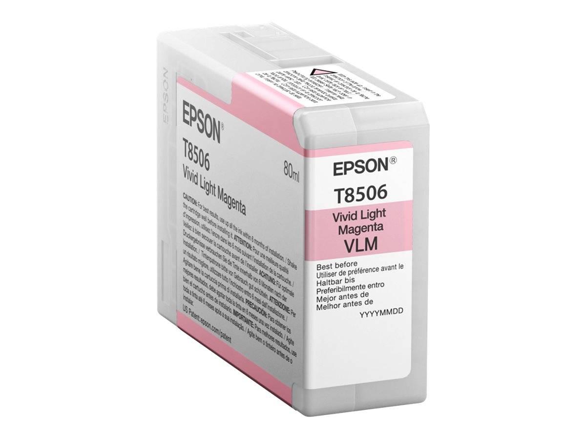 Epson T8506 - 80 ml - mit hoher Kapazität - Vivid Light Magenta