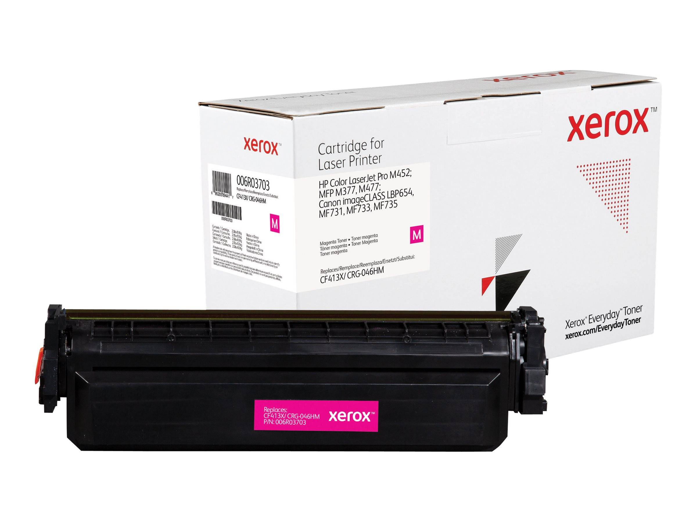 Xerox Toner ersetzt HP, Canon 410X, CF413X, CRG-046HM Kompatibel Magenta 5000 Seiten Everyday™ Toner 006R03703