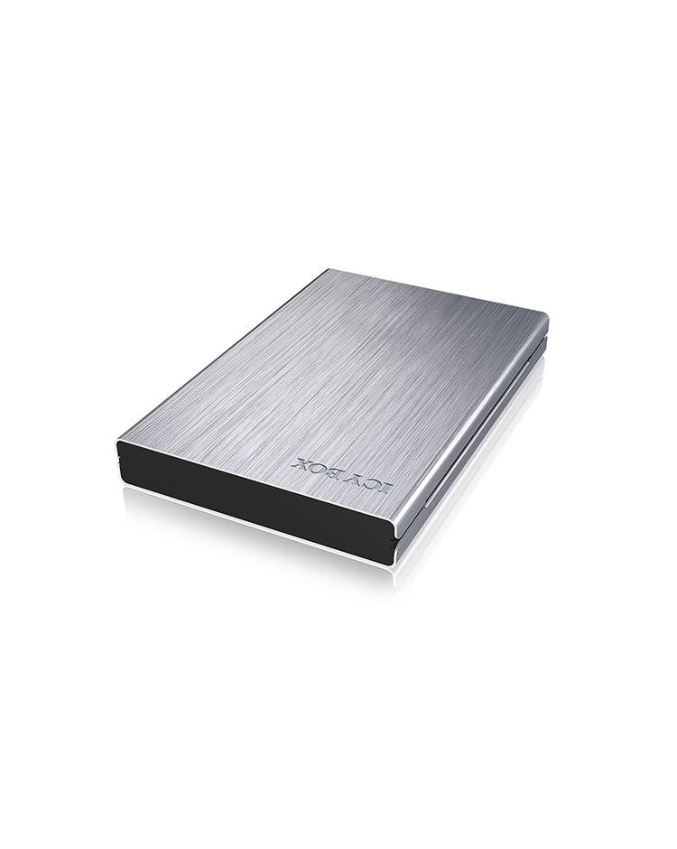 IB-241WP, Ext. HDD-Gehäuse, 1x 2,5" SATA (I/II/III 6Gbit/s) HDD zu USB 3.0 UASP Host, Aluminium, mit Schreibschutz