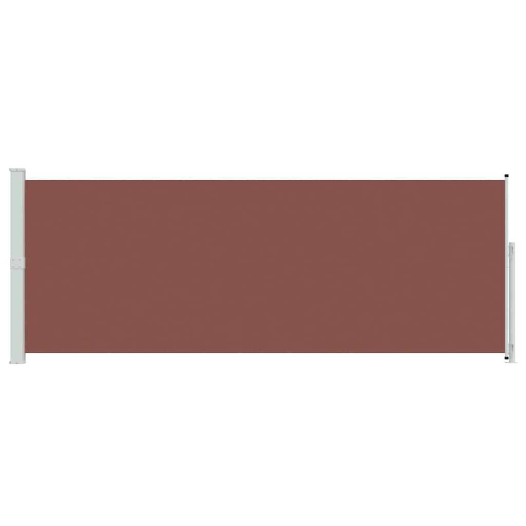 vidaXL Seitenmarkise Ausziehbar 180x500 cm Braun