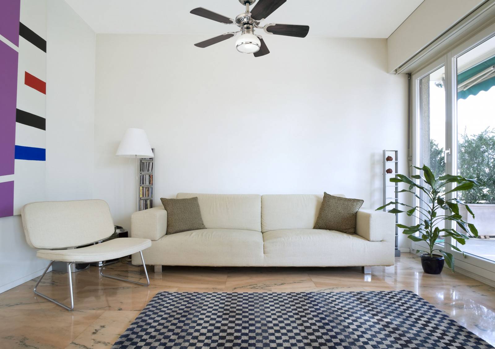 Westinghouse Princess Radiance II Deckenventilator 53 W (Ø x H) 90 cm x 330 mm Zinn mit Beleuchtung, Wendbare Flügel, Winterbetrieb