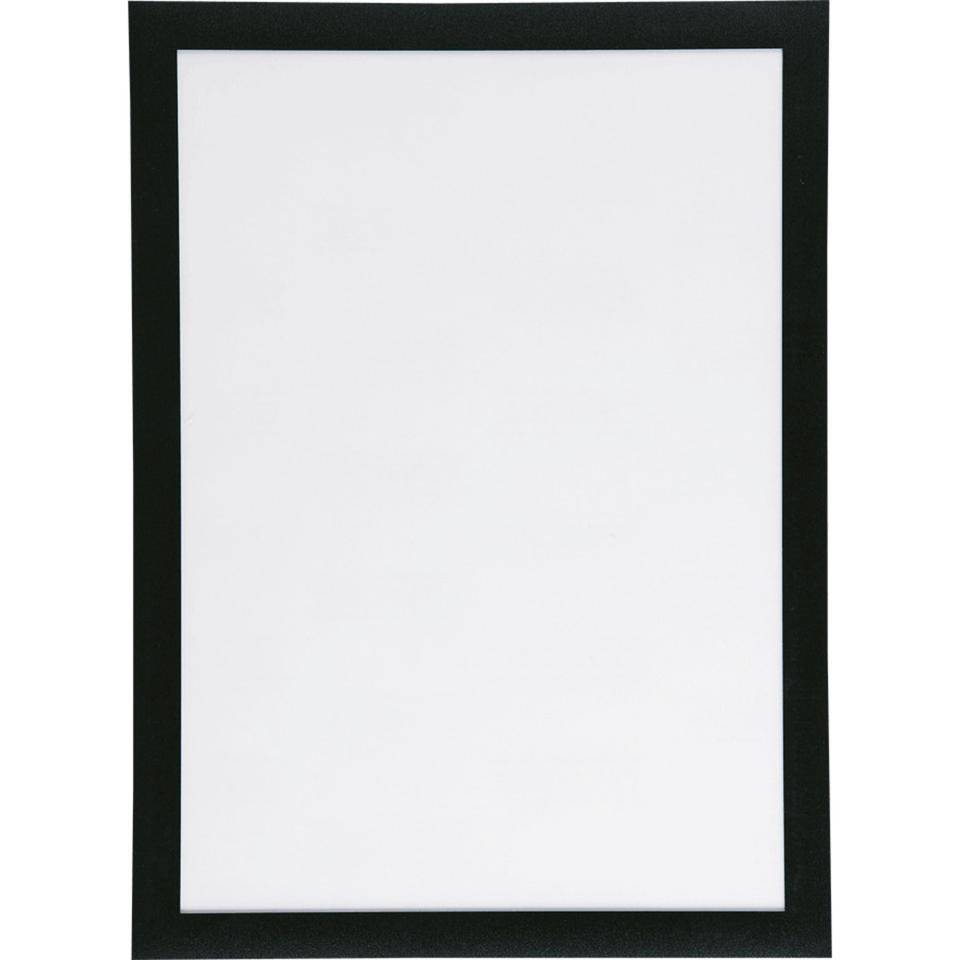 DURABLE Informationsrahmen DURAFRAME, schwarz, selbstklebend, A3, 2 Stück/VE