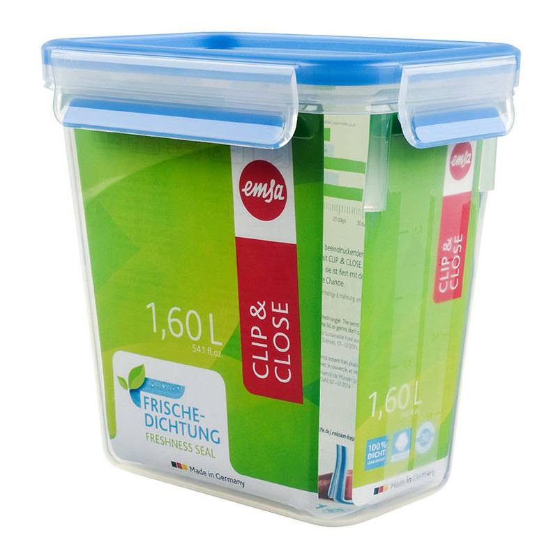 emsa Frischhaltedose CLIP & CLOSE, 1,50 Liter, transparent