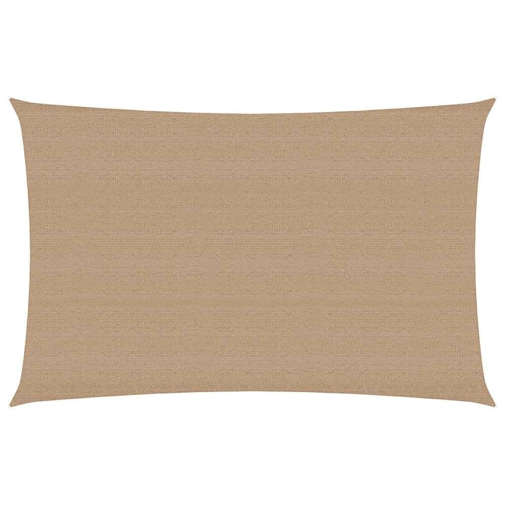 vidaXL Sonnensegel 160 g/m² Taupe 3x5 m HDPE