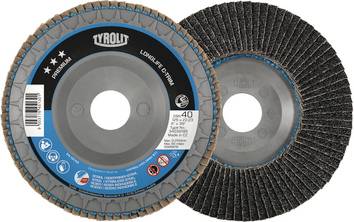 Fächerscheibe LONGLIFE C-TRIM D.115mm K.80 fl.INOX/Stahl ZK TYROLIT