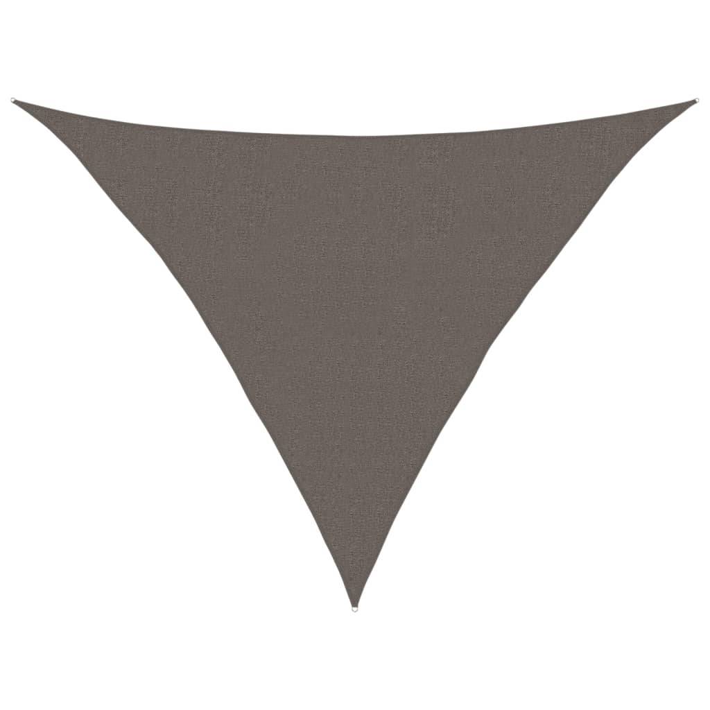vidaXL Sonnensegel 160 g/m² Anthrazit 2,5x2,5x3,5 m HDPE
