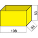 Hünersdorff Sortimentskoffer-Einsatz (L x B x H) 108 x 54 x 63 mm Anzahl Fächer: 1 Inhalt