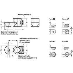 GN 274-B50-IV-2-SW Laschen-Klemmverbinder