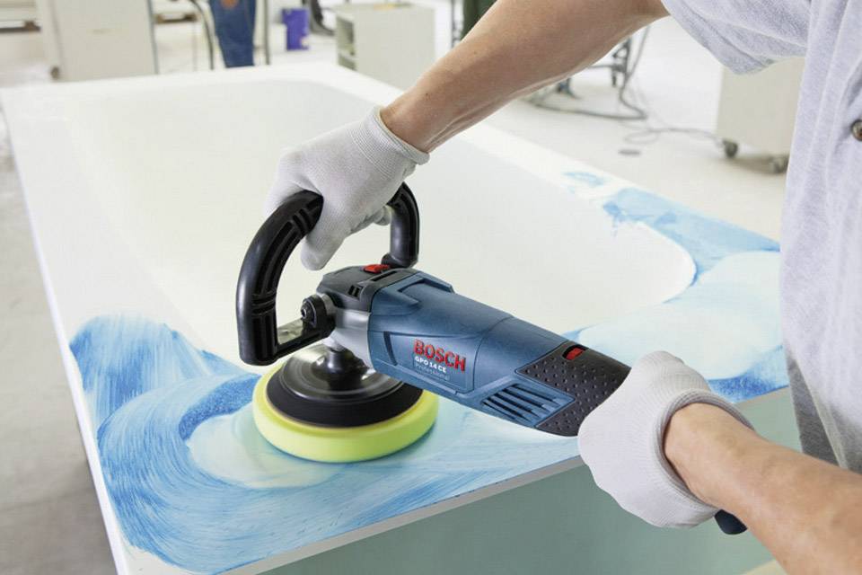 Bosch Professional GPO 14 CE 0601389000 Poliermaschine 230V 1400W 750 - 3000 U/min 180mm