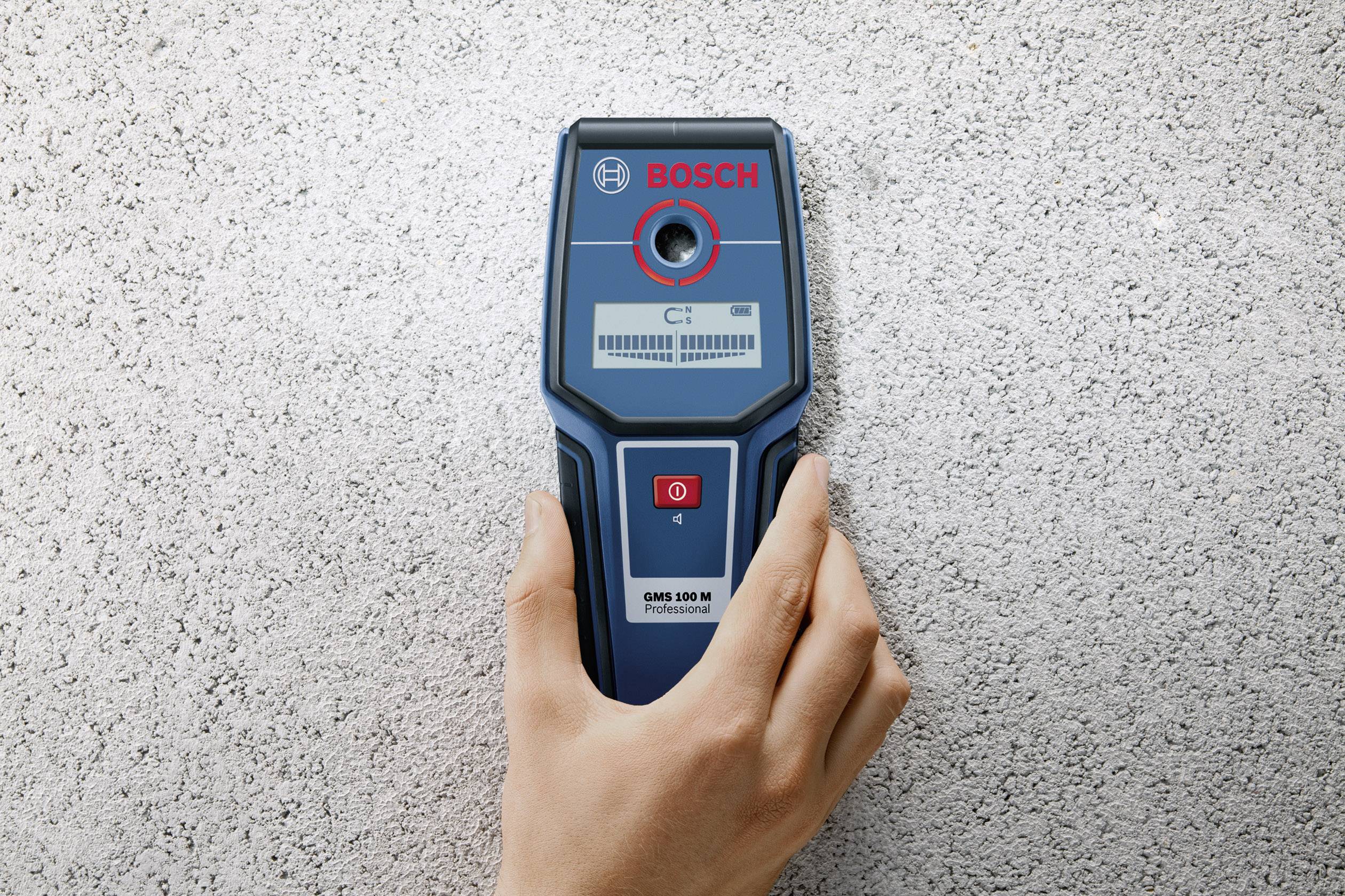 Bosch Professional Ortungsgerät GMS 100 M 0601081100 Ortungstiefe (max.) 100 mm Geeignet für eisenhaltiges Metall, nicht eisenhaltiges Metall, spa