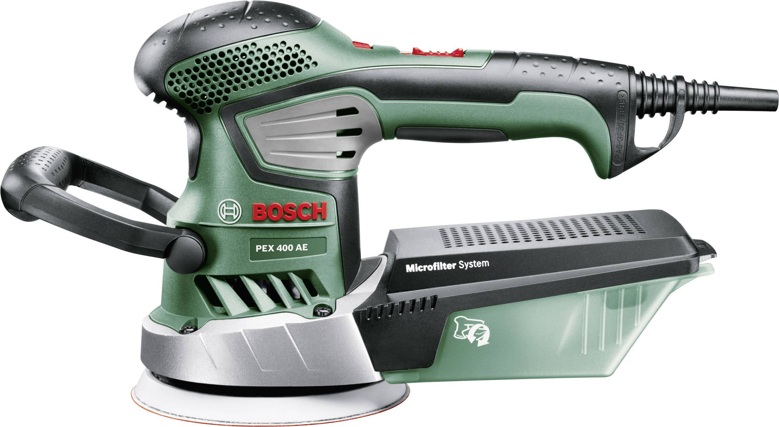 Bosch Home and Garden PEX 400 AE 06033A4000 Exzenterschleifer inkl. Koffer 350W Ø 125mm