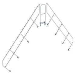 Überstiege 45° zweiter Handlauf für 11 Stufen Neigung 45°