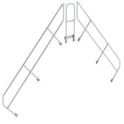 Überstiege 45° zweiter Handlauf für 10 Stufen Neigung 45°